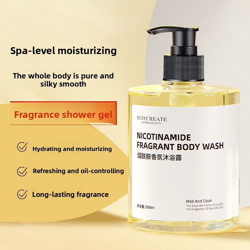 Perfume Fragrance Body Wash - غسول الجسم بالنياسيناميد مرطب للبشرة بسعة